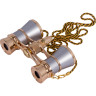 Бинокль LEVENHUK BROADWAY 325F с подсветкой и цепочкой серебряный 17781